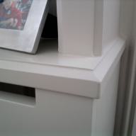 Kast met radiator ombouw
